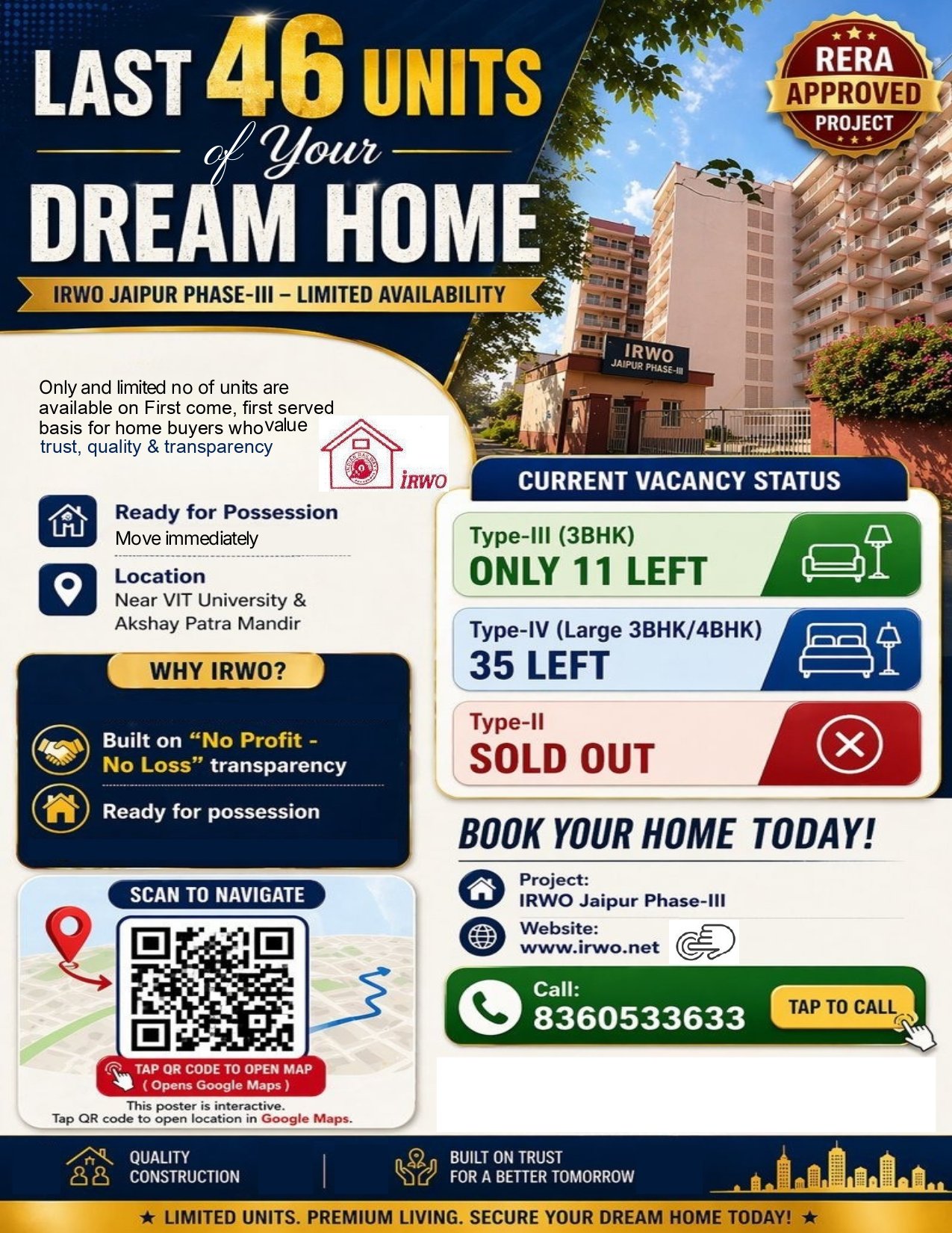 IRWO Jaipur Phase-III Poster